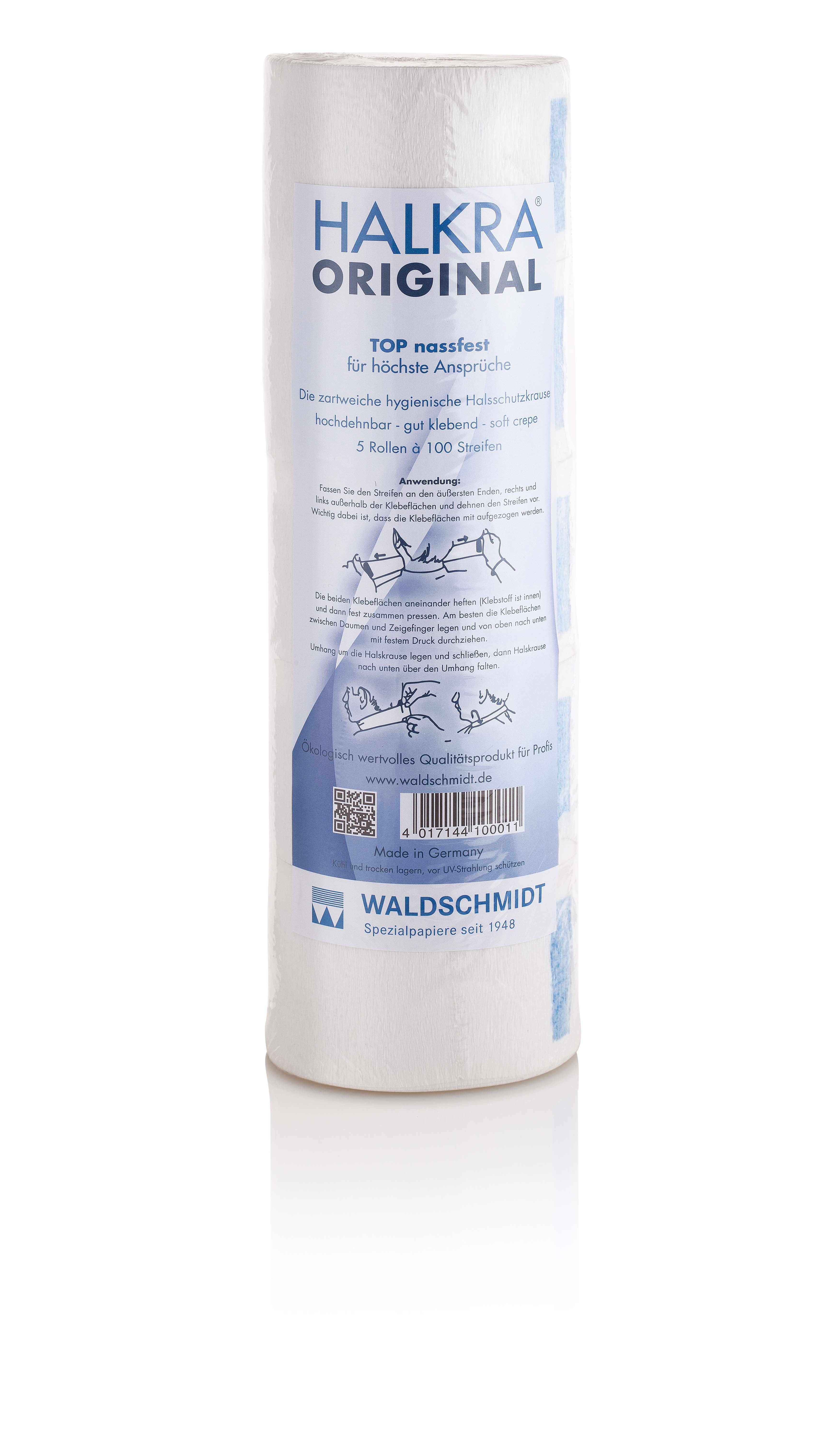 Carta Proteggi Collo Halkra Original 100 Strappi - Busta 5 Pz