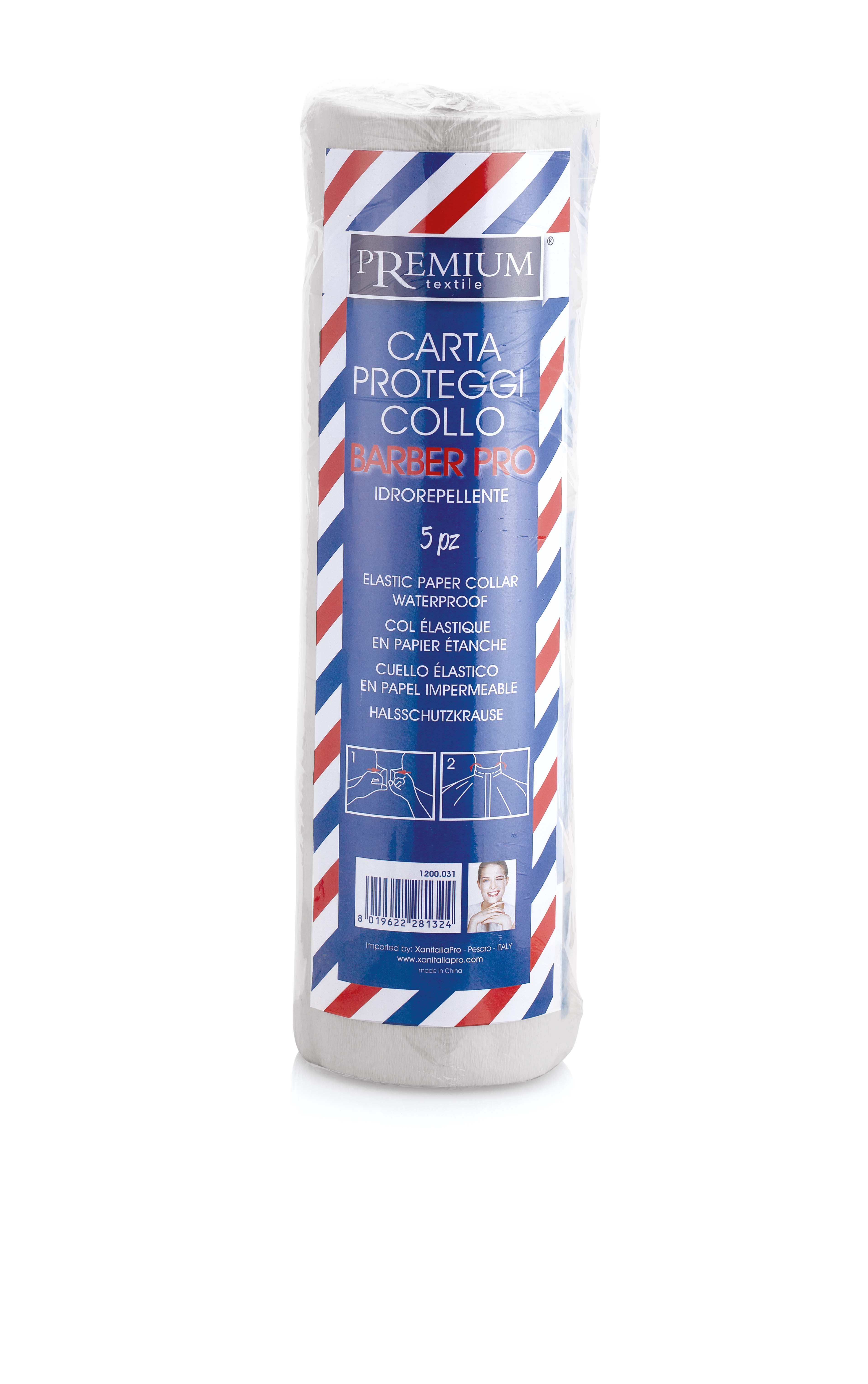 Carta Proteggi Collo Barber Pro 100 Strappi - Busta 5 Pz