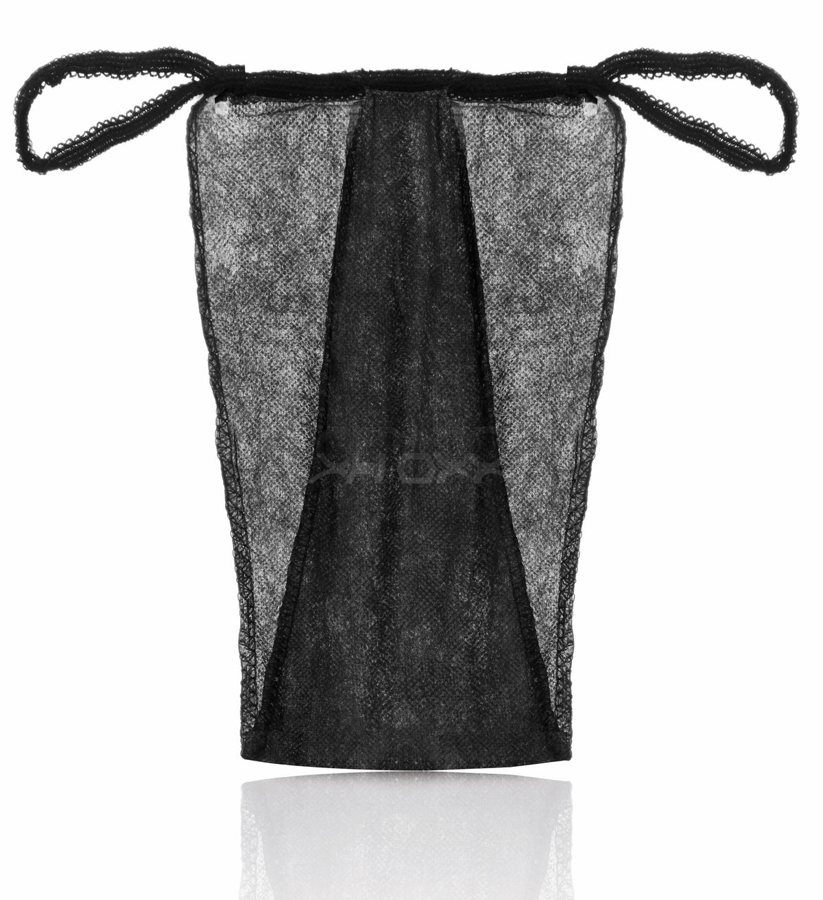 Slip Donna alta qualità in tnt nero - 100 confezioni singole