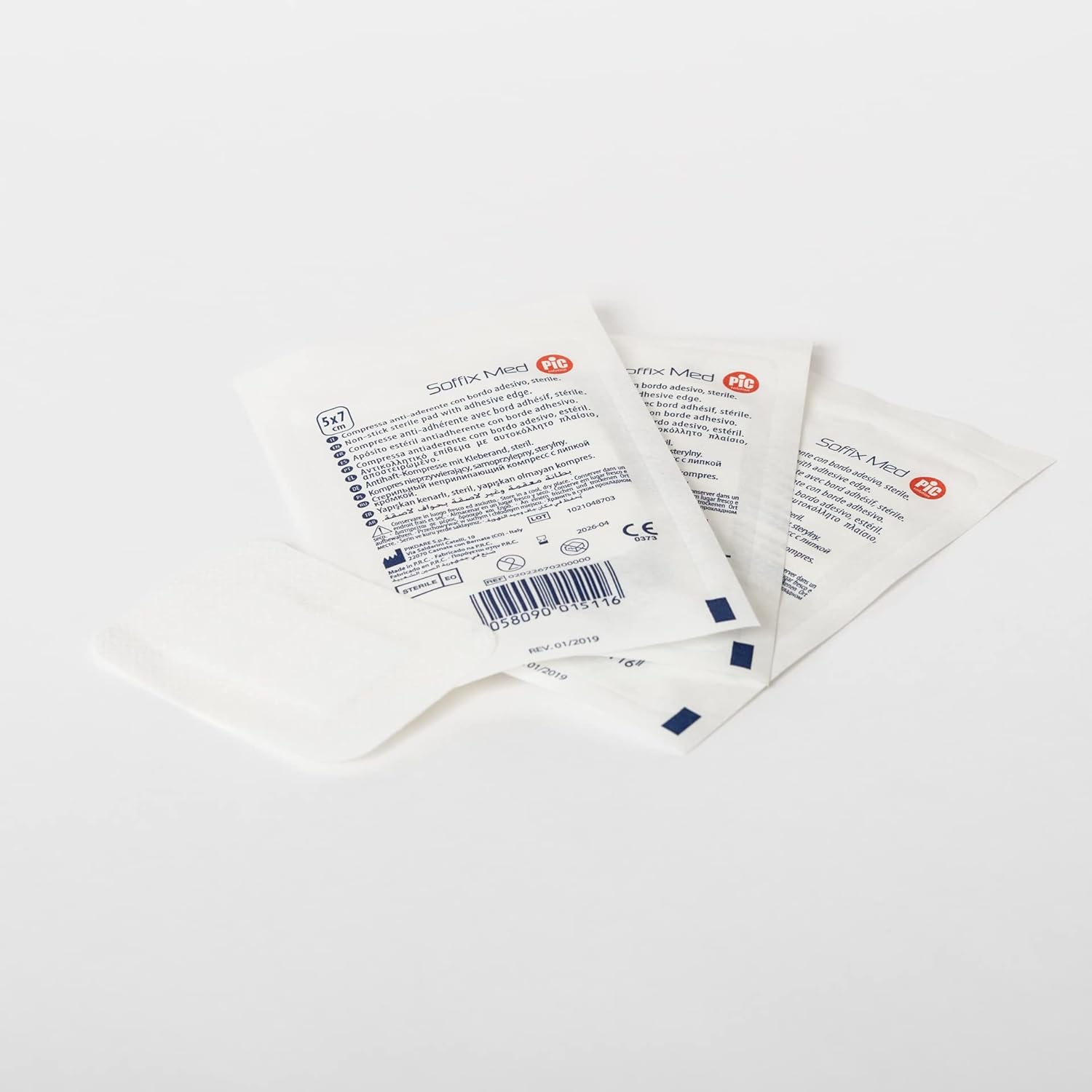 Cerotti Soffix Pic in compresse da 5x7 cm - Conf. 100 pz.