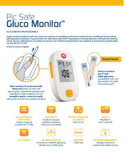 Gluco Monitor Pic Safe - Blutzuckermessgerät mit Monitor